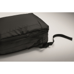 Laptop-Rucksack RPET/PU mit Trolleygurt 16'' farbe schwarz Detailbild