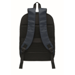 Laptop-Rucksack RPET/PU mit Trolleygurt 16'' farbe blau fünfte Ansicht