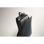 Laptop-Rucksack RPET/PU mit Trolleygurt 16'' farbe blau achtes Detailbild