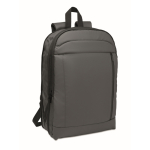 Laptop-Rucksack RPET/PU mit Trolleygurt 16'' farbe dunkelgrau zweite Ansicht