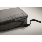 Laptop-Rucksack RPET/PU mit Trolleygurt 16'' farbe dunkelgrau Detailbild