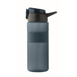RPET-Flasche mit Klappdeckel und Strohhalm 500 ml farbe marineblau achte Ansicht