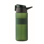 RPET-Flasche mit Klappdeckel und Strohhalm 500 ml farbe dunkelgrün achte Ansicht