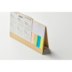 Tischkalender mit Haftnotizen und Notizblock farbe beige siebtes Detailbild