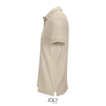 Herren-Polo Baumwolle, kurzarm, 2 Knöpfe farbe farbe nude seitliche Ansicht