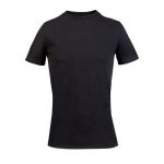 Unisex-T-Shirt Recyclingmaterial, Rundhals farbe schwarz vierte Ansicht