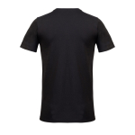 Unisex-T-Shirt Recyclingmaterial, Rundhals farbe schwarz Rückansicht