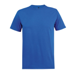 Unisex-T-Shirt Recyclingmaterial, Rundhals farbe köngisblau