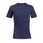 Unisex-T-Shirt Recyclingmaterial, Rundhals farbe marineblau