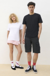 Unisex-T-Shirt Recyclingmaterial, Rundhals