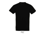 Unisex-T-Shirt Baumwolle, Rundhals, 150 g/m² farbe schwarz Rückansicht
