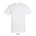 Unisex-T-Shirt Baumwolle, Rundhals, 150 g/m² farbe weiß fünfte Ansicht
