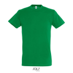 Unisex-T-Shirt Baumwolle, Rundhals, 150 g/m² farbe grün siebte Ansicht