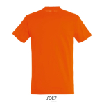 Unisex-T-Shirt Baumwolle, Rundhals, 150 g/m² farbe orange Rückansicht