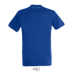 Unisex-T-Shirt Baumwolle, Rundhals, 150 g/m² farbe köngisblau Rückansicht