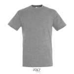 Unisex-T-Shirt Baumwolle, Rundhals, 150 g/m² farbe grau mamoriert