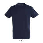 Unisex-T-Shirt Baumwolle, Rundhals, 150 g/m² farbe ultramarinblau Rückansicht
