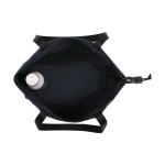 Tote-Bag aus RPET mit Innenfach für Wasserflasche farbe marineblau dritte Ansicht