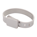 Wiederaufladbares LED-Licht aus recyceltem Kunststoff, 400 mAh farbe grau