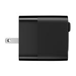 GaN-Schnellladegerät 65 W, umweltfreundlich mit 80 cm Kabel farbe schwarz neunte Ansicht