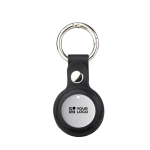 Nachhaltiger Schlüsselfinder mit Alarm für Apple & Android farbe weiß Ansicht mit Druckbereich