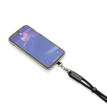 RPET-Handgelenkschlaufe für Handy mit USB-C Kabel & 60 W Schnellladung farbe schwarz fünfte Ansicht
