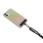 RPET-Handgelenkschlaufe für Handy mit USB-C Kabel & 60 W Schnellladung farbe schwarz sechste Ansicht