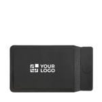 Swiss Peak Laptop-Hülle 15,6” mit Verschluss & magnetischem Laden farbe schwarz Ansicht mit Druckbereich