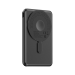 Umweltfreundliche 5-in-1 Powerbank 5.000 mAh mit Kabeln & Ständer farbe schwarz