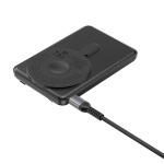 Umweltfreundliche 5-in-1 Powerbank 5.000 mAh mit Kabeln & Ständer farbe schwarz Ansicht 14