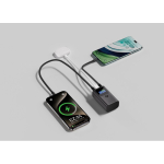 Powerbank aus Aluminium mit Schnellladung und HQ-Display 10.000 mAh farbe grau Lifestyle-Bild