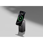 Robuste Powerbank aus Aluminium mit HQ-Farbdisplay 15.000 mAh farbe grau Lifestyle-Bild