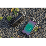 Multifunktions-Notfallradio aus recyceltem ABS mit Kurbel 1.800 mAh farbe schwarz Lifestyle-Bild 3