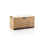 BT 5.3 Lautsprecher aus recyceltem Kunststoff mit IPX4-Schutz 16 W farbe schwarz zweite Ansicht mit Box