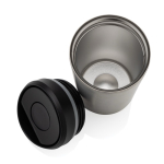 Nachhaltiger Thermobecher „Take Away“ mit Klickdeckel 400 ml farbe silber fünfte Ansicht