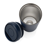 Nachhaltiger Thermobecher „Take Away“ mit Klickdeckel 400 ml farbe marineblau fünfte Ansicht