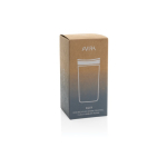 Nachhaltiger Thermobecher „Take Away“ mit Klickdeckel 400 ml farbe marineblau zweite Ansicht mit Box