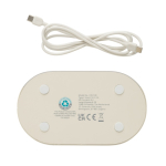 Nachhaltiger Wecker mit Lichtverlauf & Naturklängen farbe beige achte Ansicht