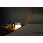 Nachhaltiger Wecker mit Lichtverlauf & Naturklängen farbe beige Lifestyle-Bild 3