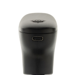 Massagepistole aus recyceltem Kunststoff zur Stresslinderung farbe schwarz sechste Ansicht