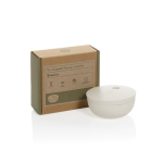 Wiederaufladbarer Luftbefeuchter aus recyceltem Kunststoff, 6h LZ farbe beige Ansicht mit Box