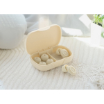 Ohrenstöpsel aus recyceltem Silikon mit Geräuschreduzierung 36 dB farbe beige Lifestyle-Bild