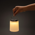 Tragbare Lampe, umweltfreundlicher Kunststoff mit drei LED-Lichtmodi farbe weiß siebte Ansicht