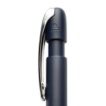 Kugelschreiber aus recyceltem Kunststoff mit Dokumental®-Mine, blau farbe marineblau vierte Ansicht