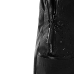 Erweiterbarer Rucksack aus recyceltem Gewebe mit Duo-Zipper 16” farbe schwarz Ansicht 18