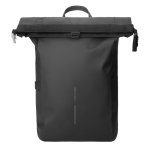 Wasserdichter Urban-Rucksack 16” + Fahrradhalterung & Diebstahlschutz farbe schwarz vierte Ansicht