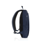 Ultraschlanker Rucksack aus rPET mit erweiterbarem Design, 15.6” farbe marineblau vierte Ansicht