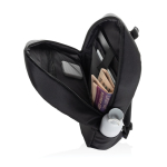 Business-Rucksack 15,6” aus recyceltem Polyester mit Fächern farbe schwarz dritte Ansicht