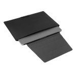 Laptop-Hülle aus recyceltem Material mit 4 cm Neigungsständer 14” farbe schwarz zweite Ansicht