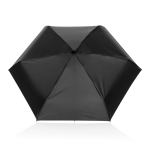Mini-Regenschirm manuell aus RPET-Gewebe 190T mit robustem Design Ø100 farbe schwarz zweite Ansicht